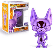 Pop Dragon Ball Super Beerus Purple Chrome Vinyl Figure 2020 Funimation Exclusive