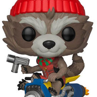 Pop Marvel Holiday Rocket Raccoon w/ Sleigh Vinyl Figure