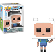 Pop Adventure Time Finn Minecraft Vinyl Figure