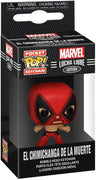 Pocket Pop Marvel Lucha Libre El Chimichanga De La Muerte Deadpool Vinyl Key Chain