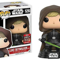 Pop Star Wars Luke Skywalker Hood Vinyl Figure Galatic Convention Exclusive