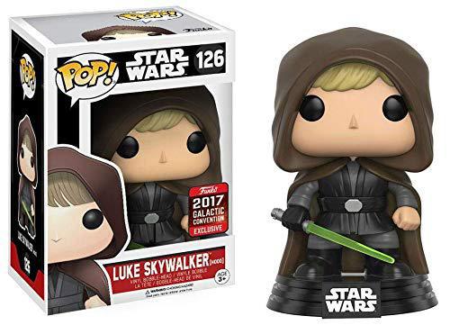 Pop Star Wars Luke Skywalker Hood Vinyl Figure Galatic Convention Exclusive