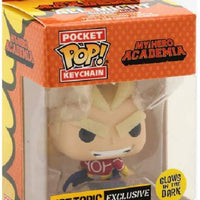 Pocket Pop My Hero Academia All Might Silver Age Glow in the Dark Vinyl Key Chain Hot Topic Exclusive