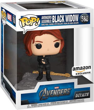 Pop Marvel Avengers Deluxe Avengers Assemble Black Widow Vinyl Figure Special Edition