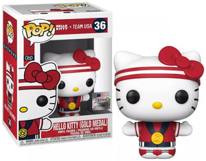Pop Hello Kitty Team USA Hello Kitty Gold Medal Vinyl Figure