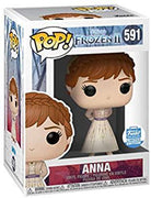 Pop Frozen II Anna Formal Dress Vinyl Figure Funko Limited