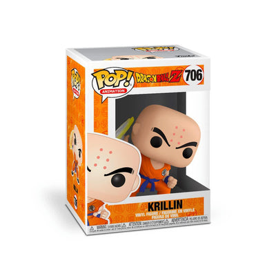 Pop Dragon Ball Z Krillin w/ Destructo Disc Vinyl Figure #706