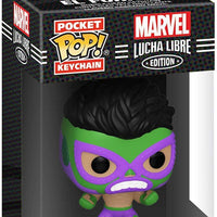 Pocket Pop Marvel Lucha Libre El Furioso Hulk Vinyl Key Chain