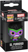 Pocket Pop Marvel Lucha Libre El Furioso Hulk Vinyl Key Chain