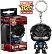 Pocket Pop Power Rangers Black Ranger Vinyl Key Chain