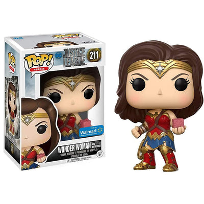 Pop Justice League Wonder Woman and Mother Box Vinyl Figure Walmart Exclusive