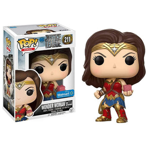 Pop Justice League Wonder Woman and Mother Box Vinyl Figure Walmart Exclusive