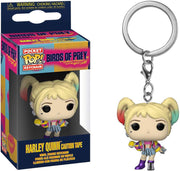 Pocket Pop Birds of Prey Harley Quinn Caution Tape Vinyl Key Chain