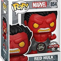 Pop Marvel Red Hulk Vinyl Figure Hot Topic Exclusive