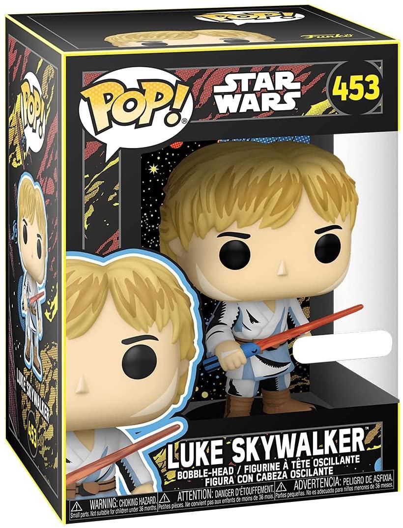 Pop Star Wars Retro Series Luke Skywalker Vinyl Figure Special Edition #453