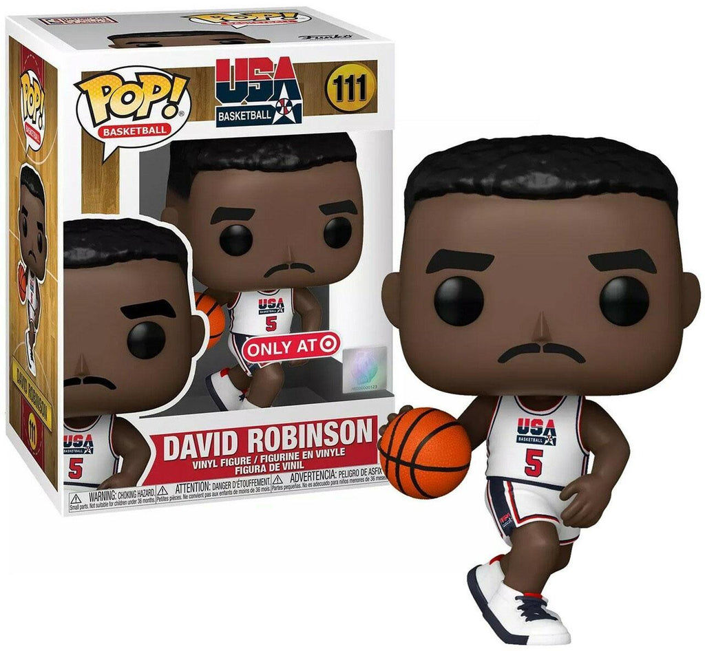 Pop NBA Legends David Robinson 92 Team USA White Vinyl Figure Special Edition