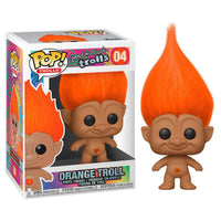 Pop Trolls Rainbow Orange Vinyl Figure #04