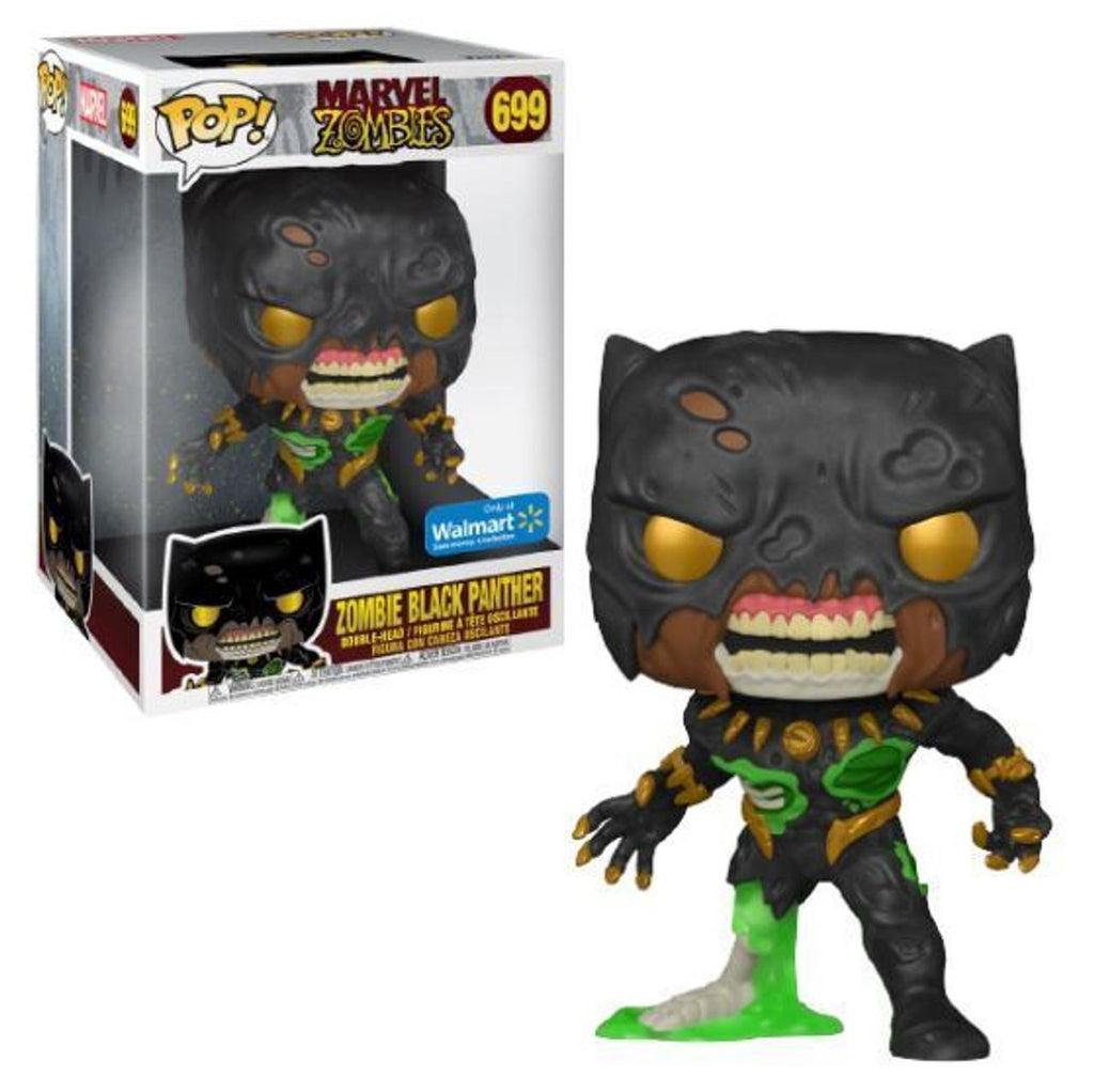 Pop Marvel Zombie Zombie Black Panther 10" Jumbo Vinyl Walmart Exclusive