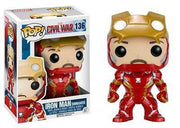 Pop Marvel Captain America Civil War Iron Man Unmasked Vinyl Figure Hot Topic Exclusive