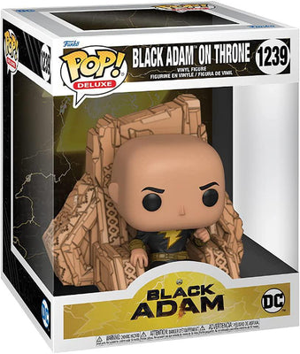 Pop Deluxe Black Adam Black Adam on Throne Vinyl Figure