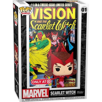 Pop Comic Covers Marvel Scarlet Witch Vinyl Figure Target Exclusive