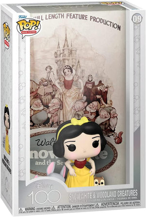 Pop Movie Poster Disney 100 Snow White and the Seven Dwarfs Snow White & Woodland Creatures Vinyl Figure #09