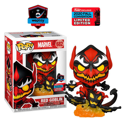 Pop Marvel Spider-Man Red Goblin Vinyl Figure 2020 Fall Convention Exclusive