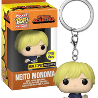 Pocket Pop My Hero Academia Neito Monoma Hot Topic Exclusive Keychain Glow-in-the-Dark