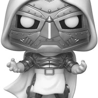 Pop Marvel Fantastic Four Dr. Doom White Vinyl Figure 2020 ECCC Shared Exclusive