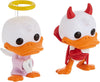 Pop Disney Donald Duck Donald's Shoulder Angel & Devil Vinyl Figure Set 2022 Wondrous Convention Exclusive