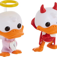 Pop Disney Donald Duck Donald's Shoulder Angel & Devil Vinyl Figure Set 2022 Wondrous Convention Exclusive