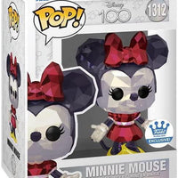 Pop Disney 100th Minnie Mouse Facet Vinyl Figure Funko Shop Exclusive #1312