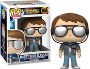 Pop Back to the Future Marty with Glasses Vinyl Figure