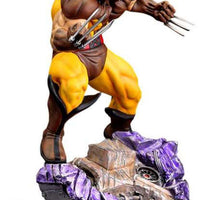 Marvel Comics Danger Room Sessions Wolverine Brown Costume Fine Art Statue