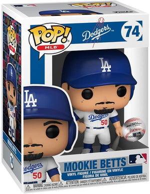 Pop MLB Dodgers Mookie Betts Home Uniform Vinyl Figure