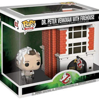 Pop Town Ghostbusters Dr. Peter Venkman with Firehouse Vinyl Figure