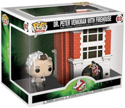 Pop Town Ghostbusters Dr. Peter Venkman with Firehouse Vinyl Figure