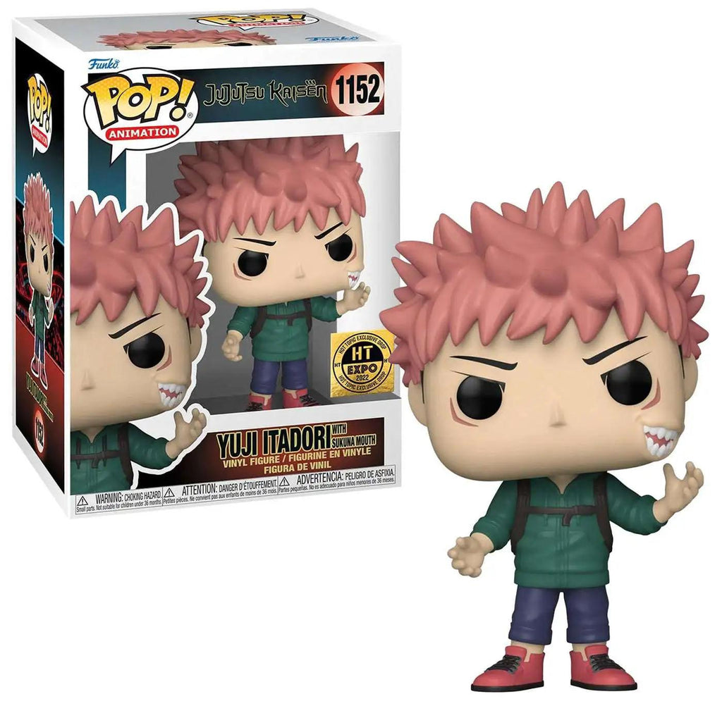 Pop Jujutsu Kaisen Yuji Itador with Sukuna Mouth Vinyl Figure 2022 HT Expo Exclusive #1152