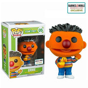 Pop Sesame Street Ernie Flocked Vinyl Figure Barnes & Noble Exclusive