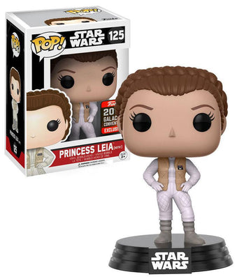 Pop Star Wars Princess Leia Hoth Vinyl Figure Galactic Covention Exclusive #125