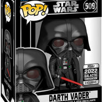 Pop Star Wars Darth Vader Vinyl Figure 2022 Star Wars Celebration Exclusive #509