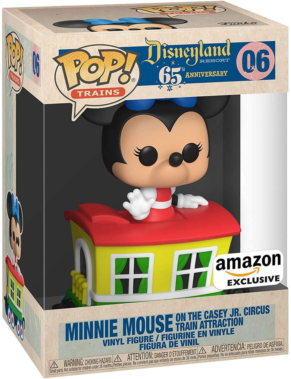 Pop Disney 65th Minnie Mouse on the Casey Jr. Circus Train Attraction Vinyl Figure Special Edition