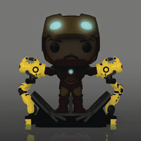 Pop Marvel Iron Man 2 Iron Man MKIV with Gantry Glow-in-the-Dark Deluxe Vinyl Figure #905