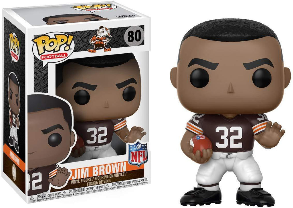 Pop NFL Legends Browns Jim Brown Home Jersey Vinyl Figure