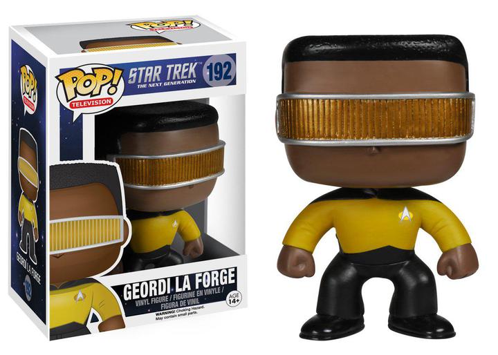 Pop Star Trek the Next Generation Geordi La Forge Vinyl Figure