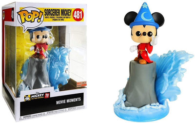 Pop Movie Moments Fantasia Sorcerer Mickey Mouse Vinyl Figure BoxLunch Exclusive