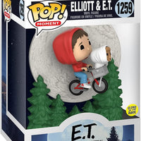 Pop Moment E.T. the Extra-Terrestrial Elliot and E.T. Flying Glow in the Dark Vinyl Figure #1259