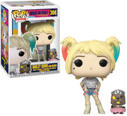 Pop Birds of Prey Harley Quinn and Beaver Vinyl Figure