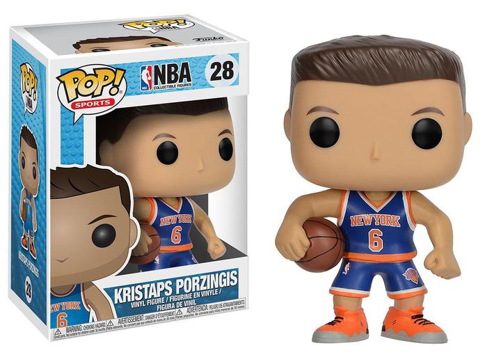 Pop NBA Knicks Kristaps Porzingis Vinyl Figure