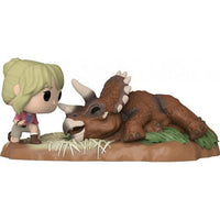 Pop Deluxe Jurassic Park Dr. Sattler and Triceratops Vinyl Figure Special Edition #1198